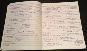 Mindmap met woorden